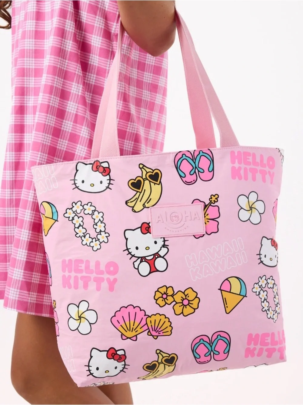 ALOHA Collection-Hello Kitty pink tote